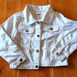 VGUC white denim jacket